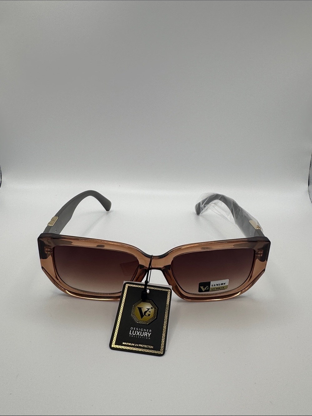 Designer Luxury Brown Gradient Women's Sunglasses